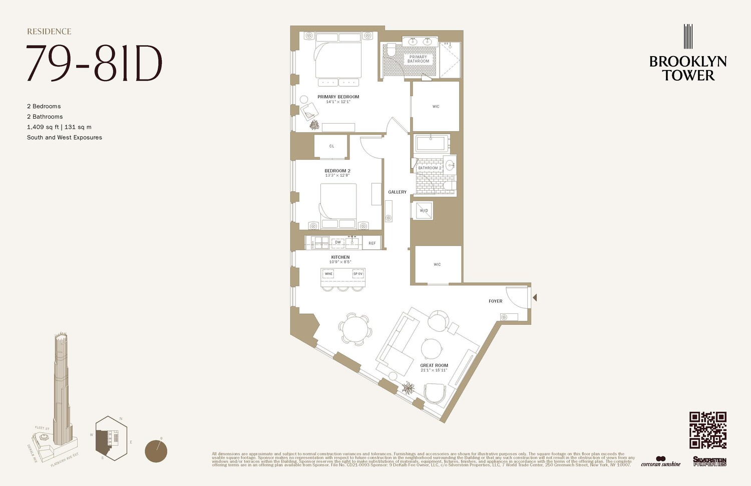 85 Fleet Street 79D Downtown Brooklyn NY 11201