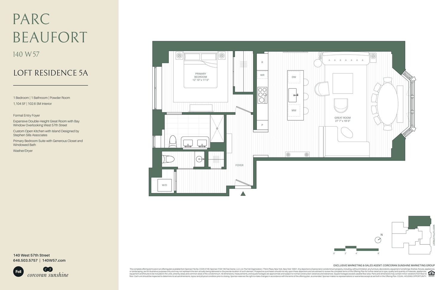 140 West 57th Street 5A Midtown West New York NY 10019