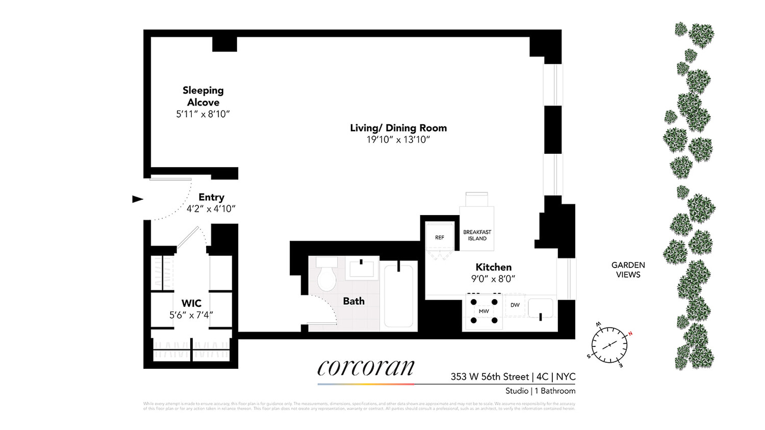 353 West 56th Street Clinton New York NY 10019