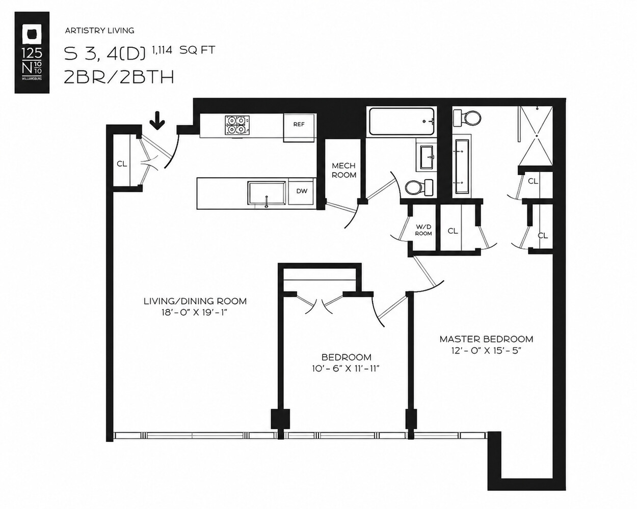 125 North 10th Street S4D Williamsburg Brooklyn NY 11249