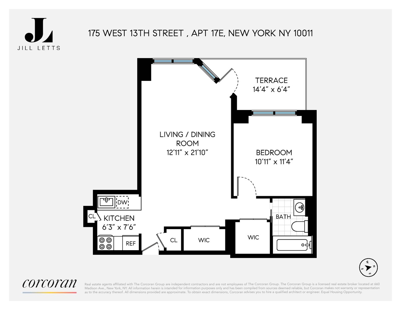 175 West 13th Street 17E Greenwich Village New York NY 10011