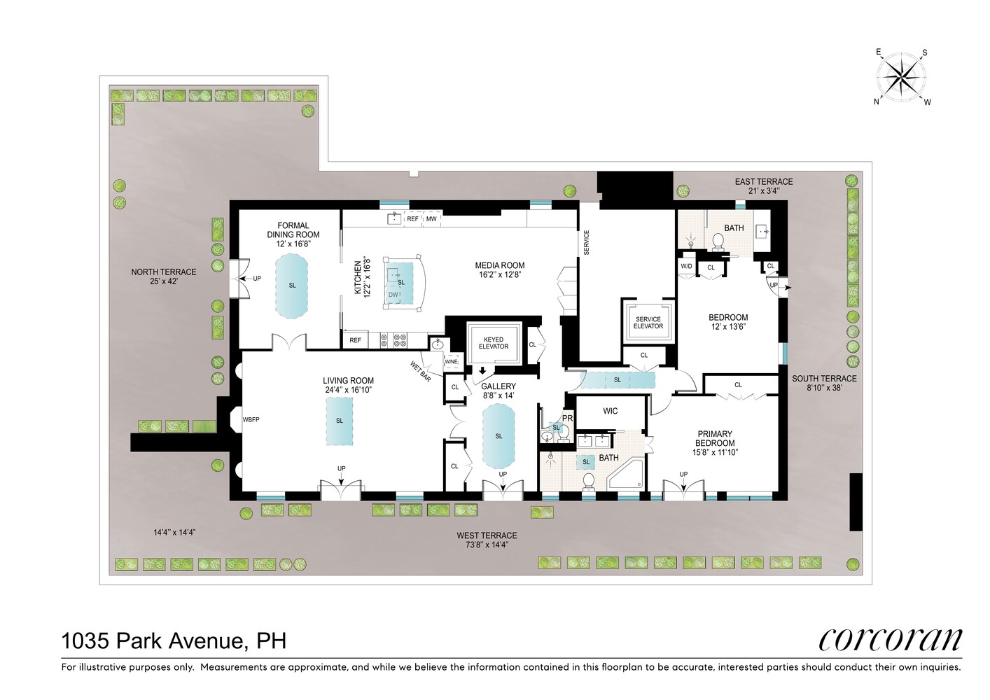 1035 Park Avenue PENTHOUSE Upper East Side New York NY 10028