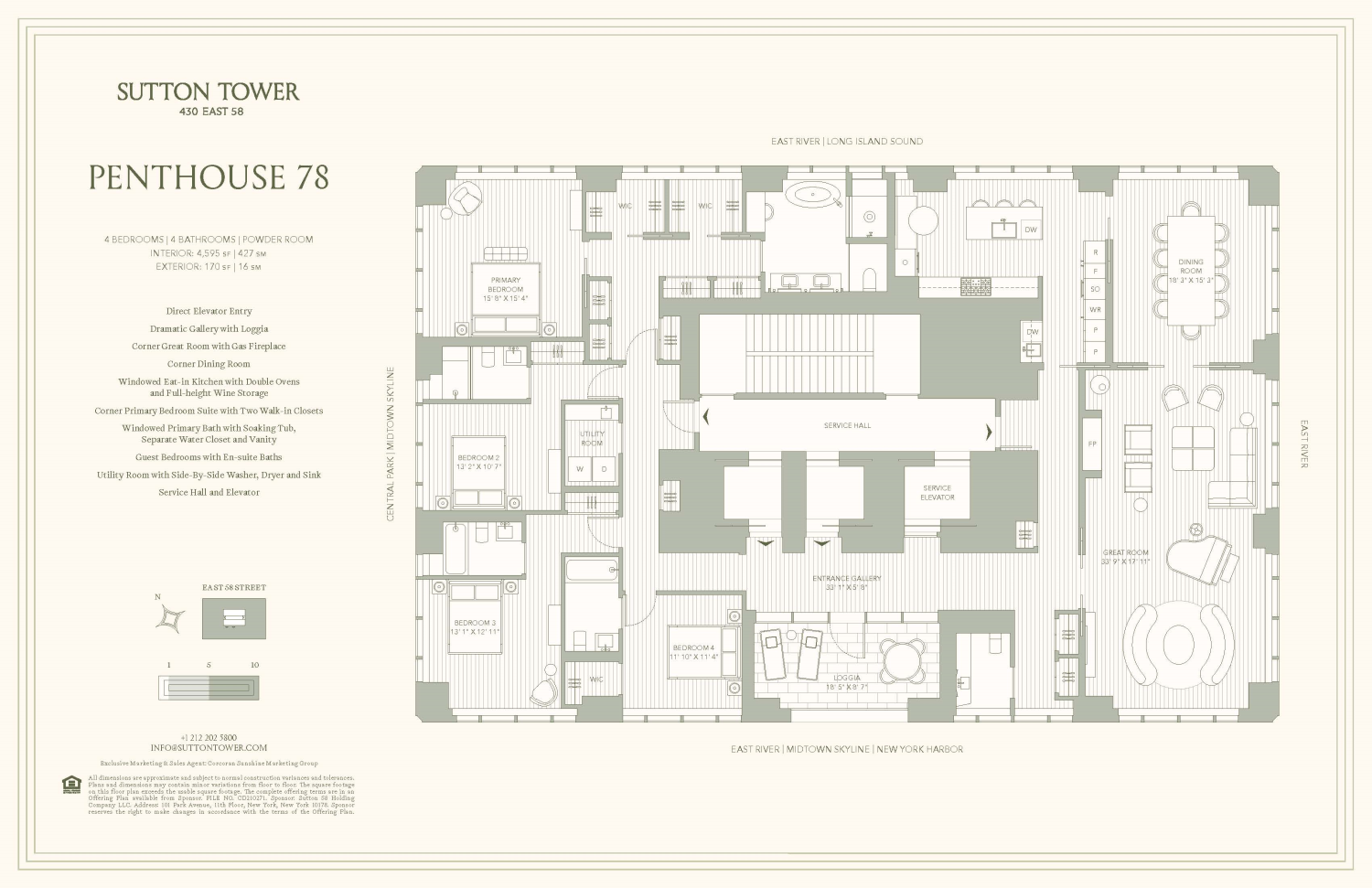 430 East 58th Street Sutton Place New York NY 10022