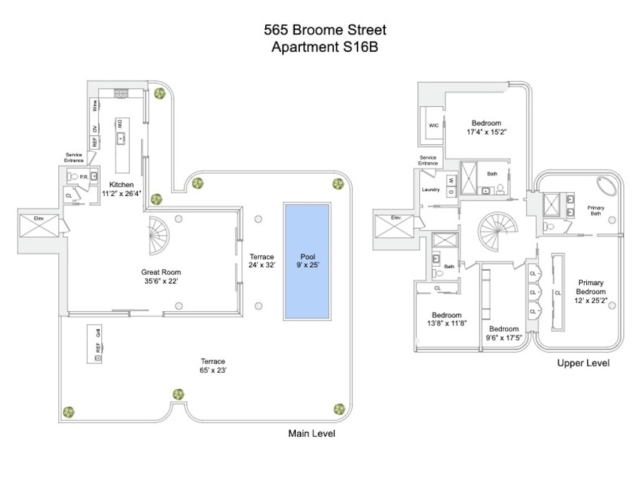 565 Broome Street S16B Soho New York NY 10013