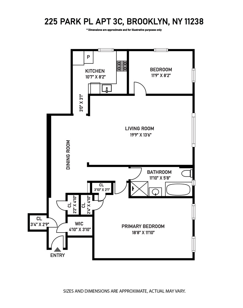 225 Park Place 3C Prospect Heights Brooklyn NY 11238