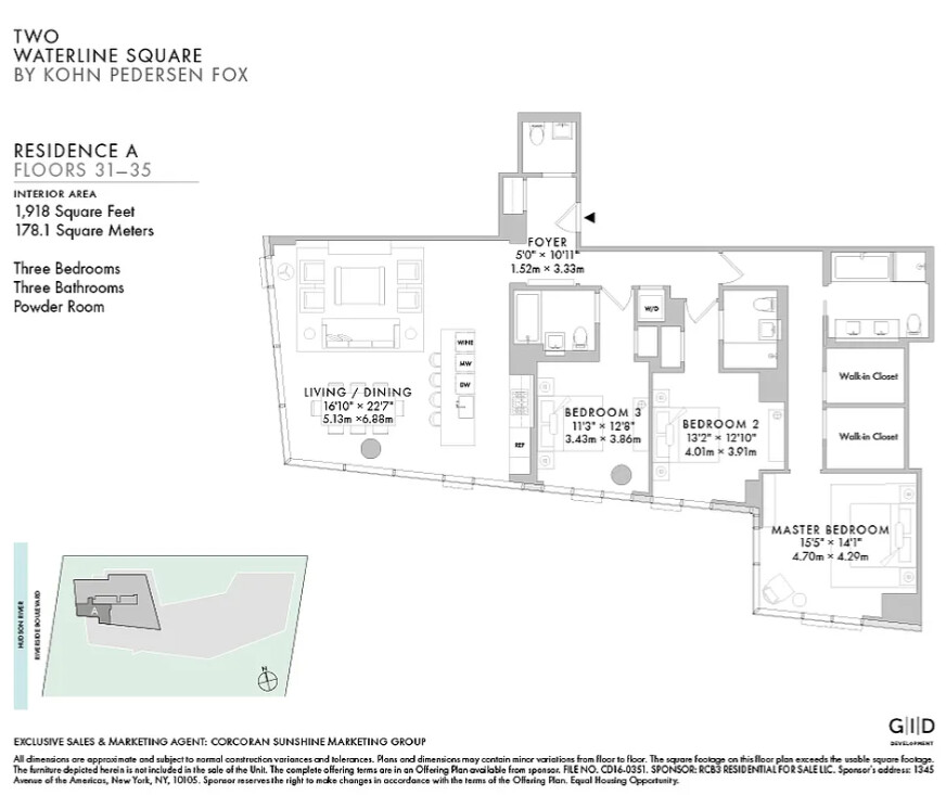 30 Riverside Blvd. Lincoln Square New York NY 10069