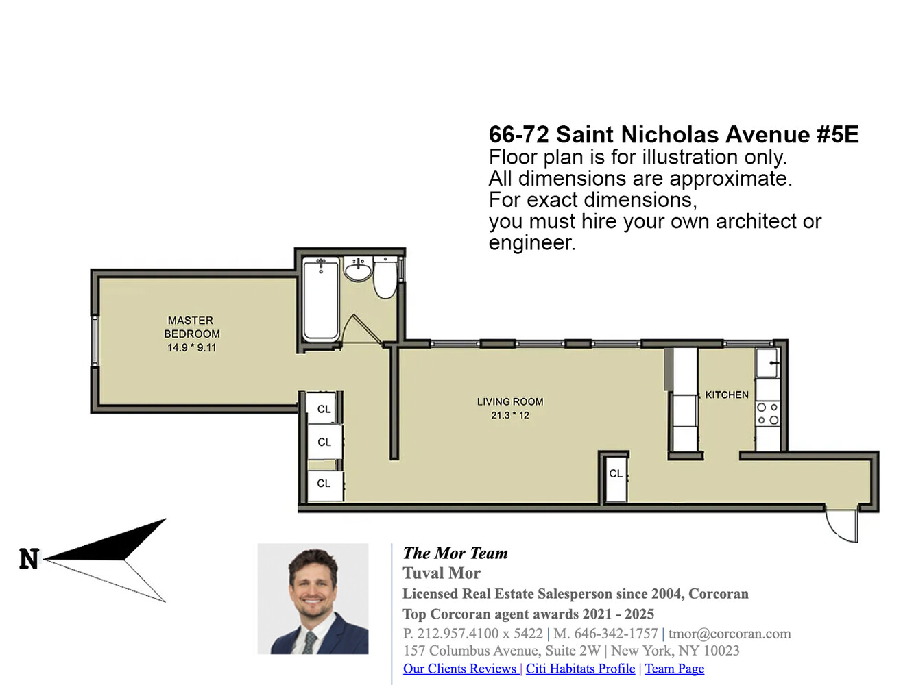 66-72 Saint Nicholas Avenue 5E West Harlem New York NY 10026