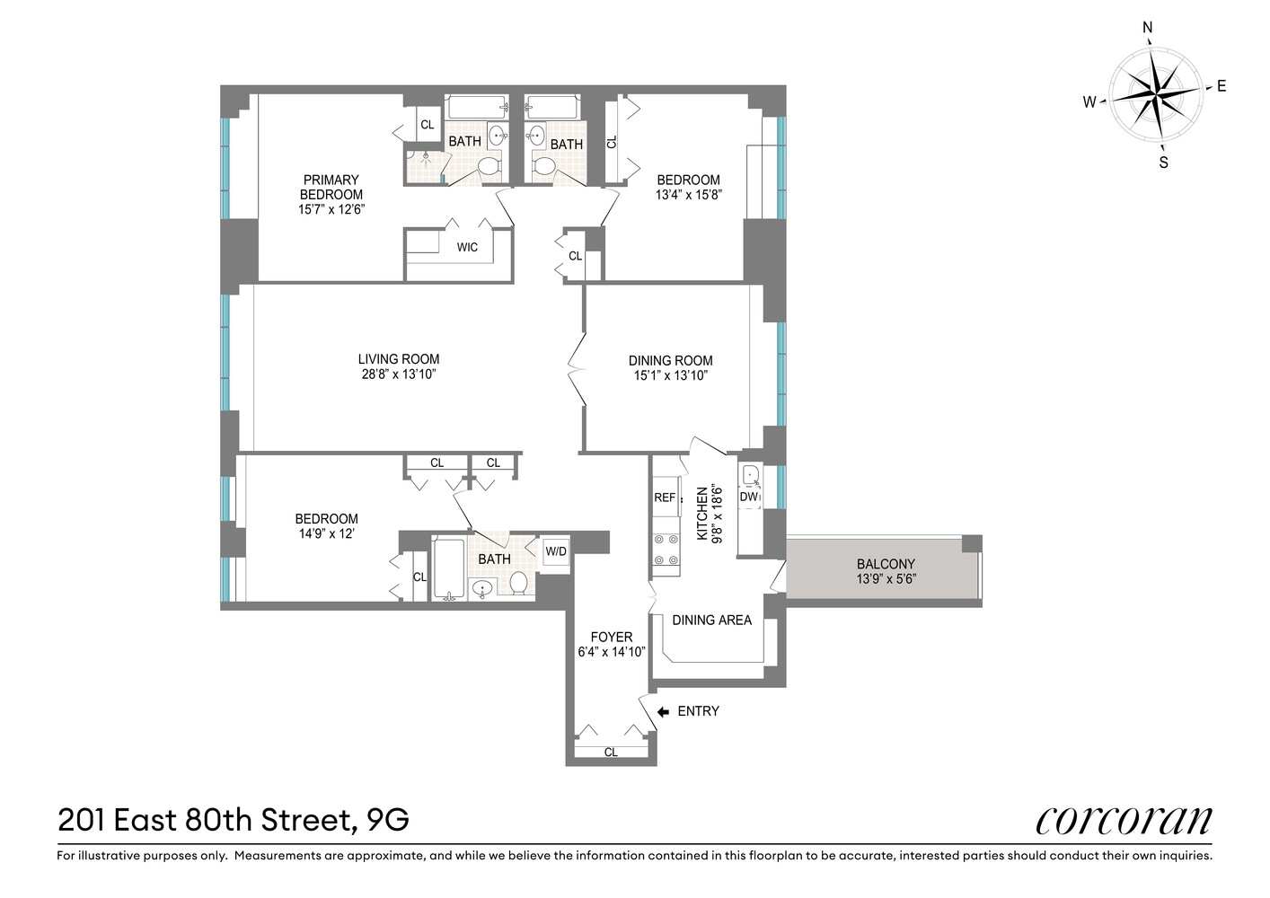 201 East 80th Street 9G Upper East Side New York NY 10075