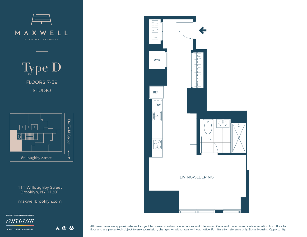 111 Willoughby Street 7D Downtown Brooklyn NY 11201