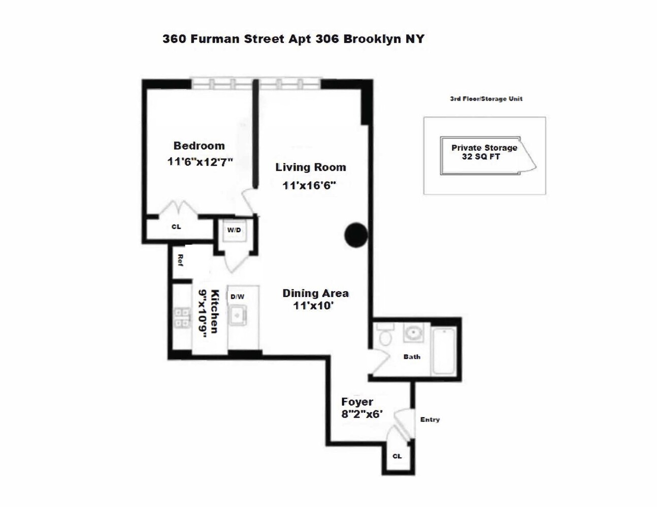 360 Furman Street 306 Brooklyn Heights Brooklyn NY 11201