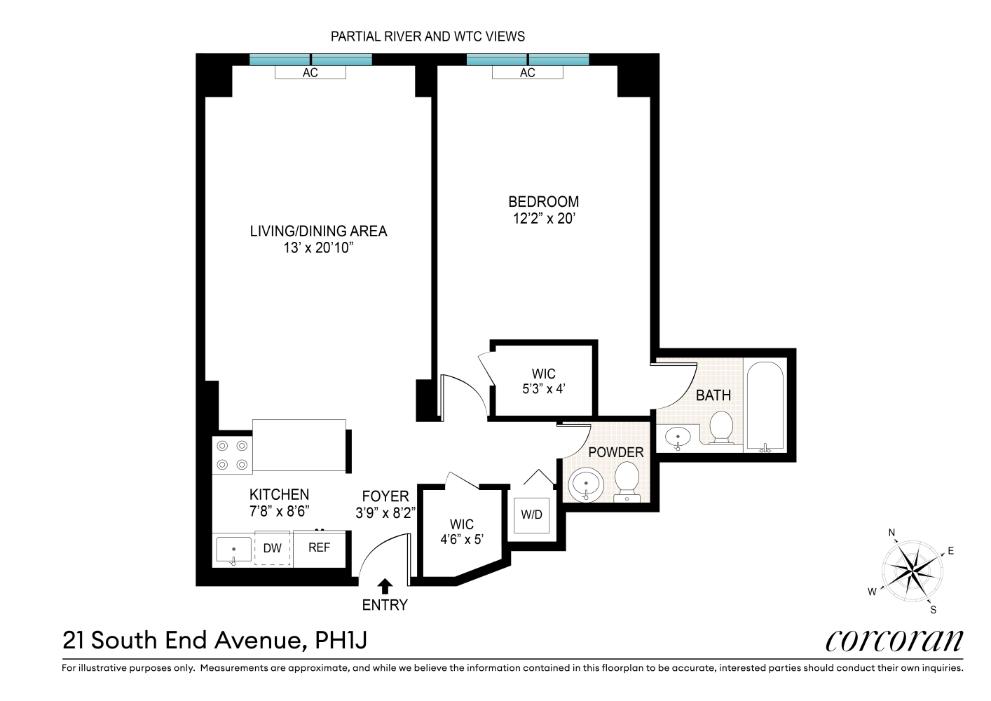 21 South End Avenue PH1J Battery Park City New York NY 10280