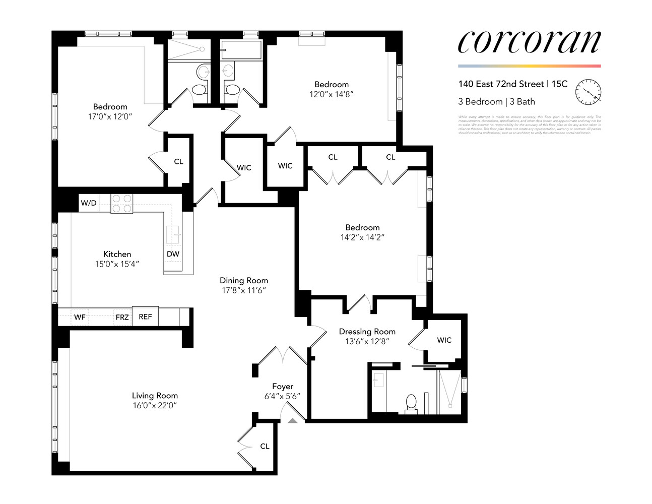 140 East 72nd Street 15C Upper East Side New York NY 10021