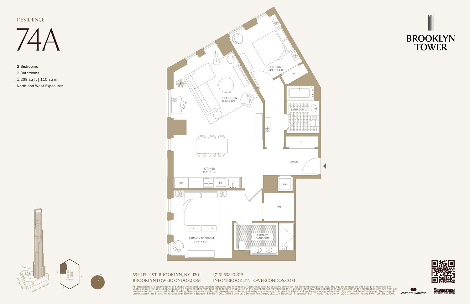 85 Fleet Street 74A Downtown Brooklyn NY 11201