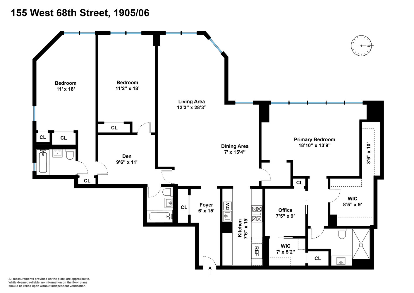 155 West 68th Street 1905/1906 Lincoln Square New York NY 10023