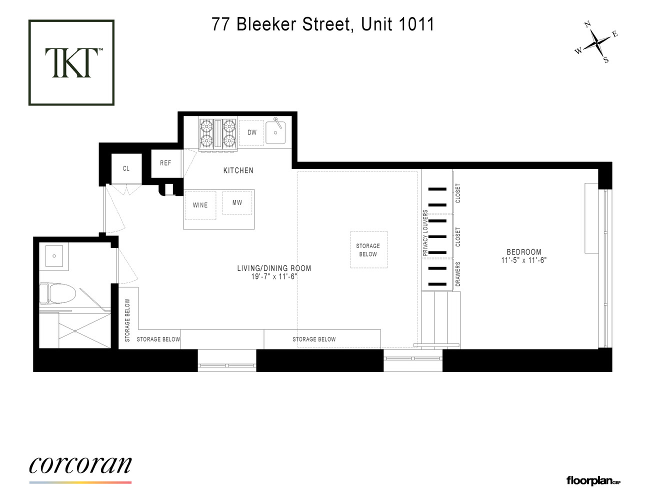 77 Bleecker Street 1011W Greenwich Village New York NY 10012