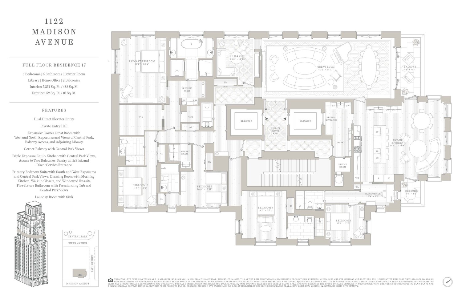 1122 Madison Avenue FLOOR17 Upper East Side New York NY 10028