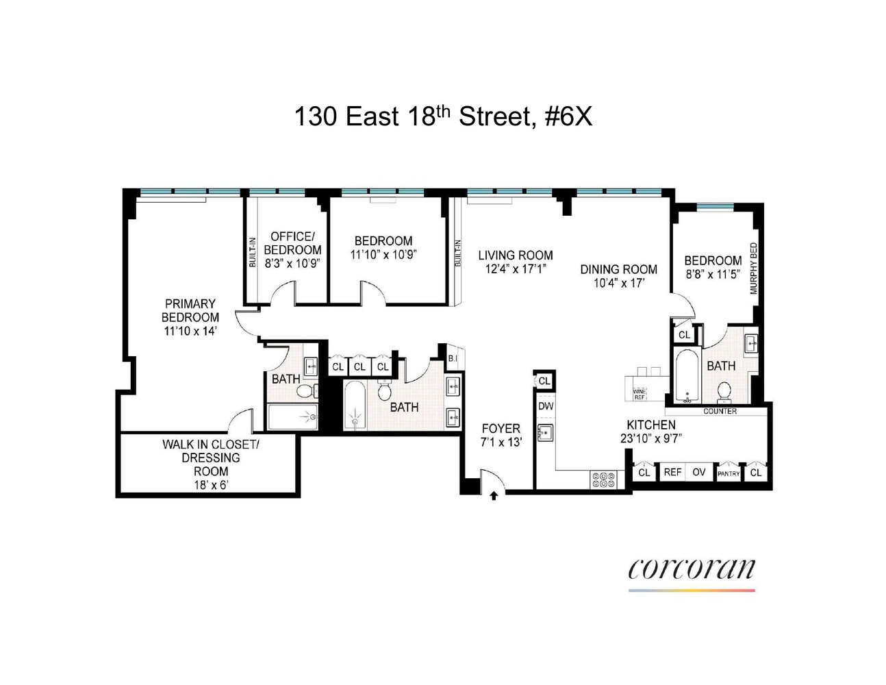 130 East 18th Street 6X Gramercy Park New York NY 10003