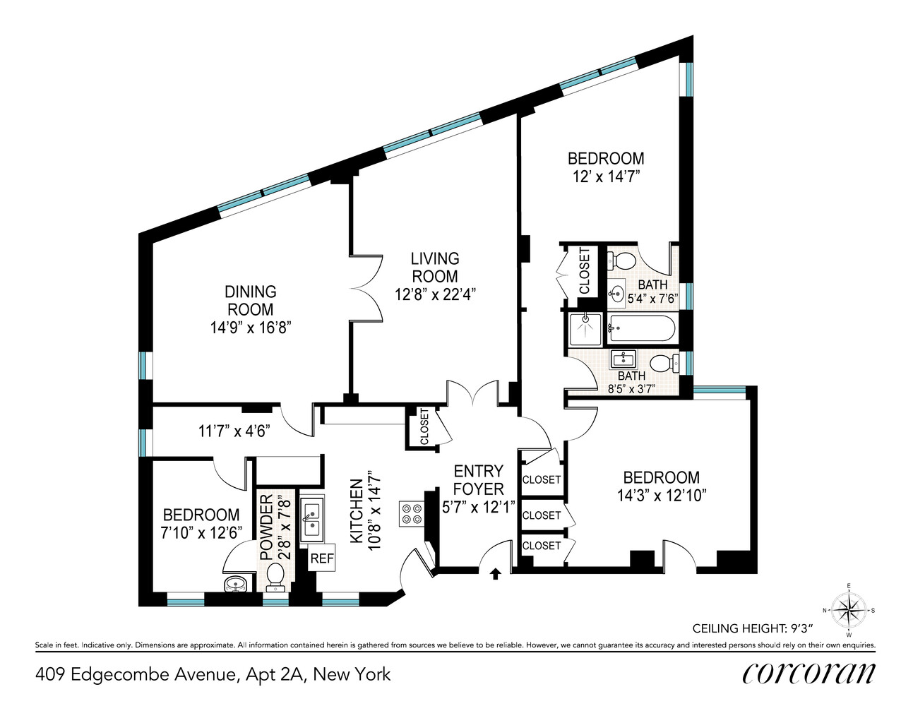 409 Edgecombe Avenue 2A Hamilton Heights New York NY 10032