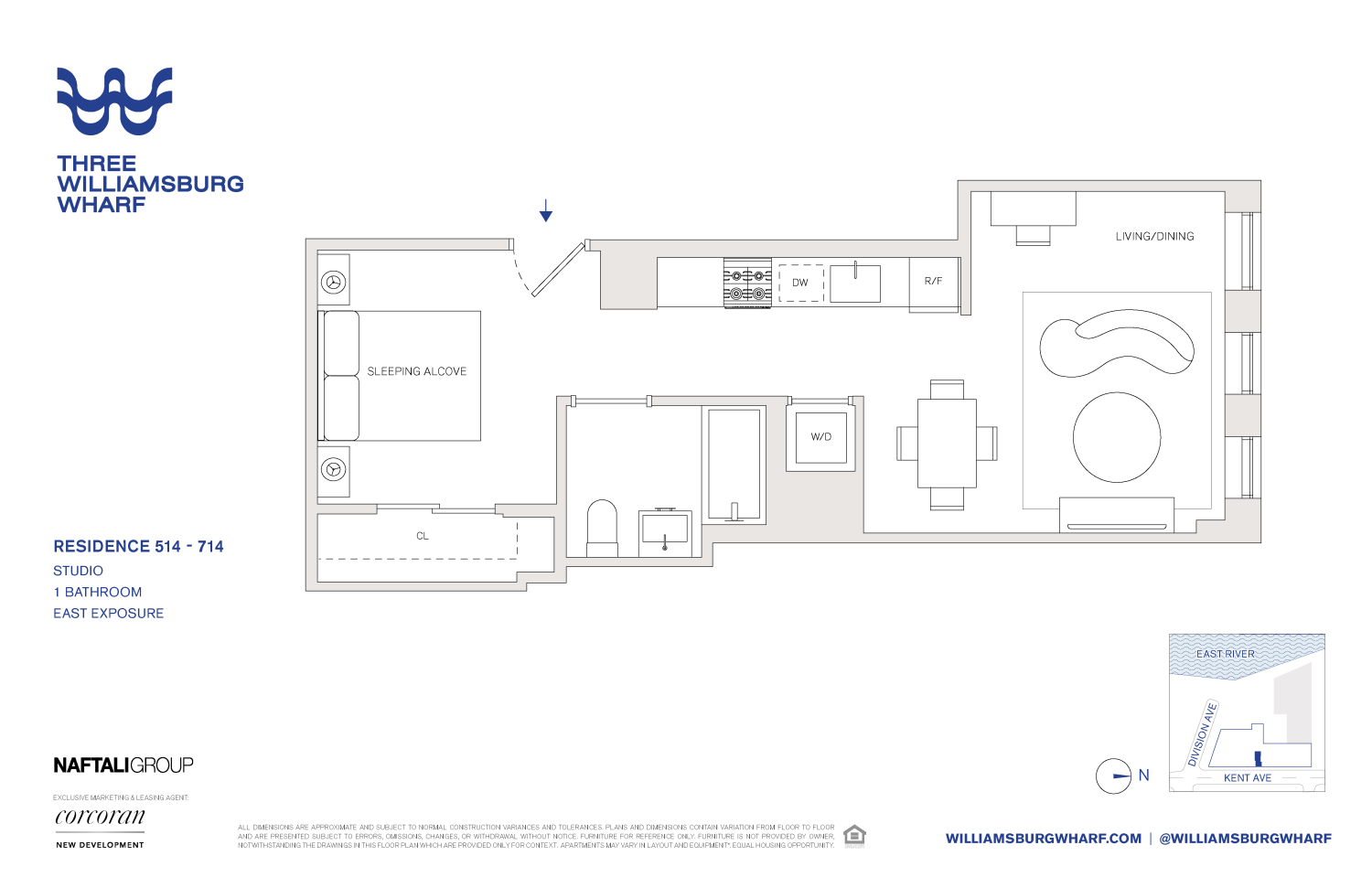 482 Kent Avenue 614 Williamsburg Brooklyn NY 11249