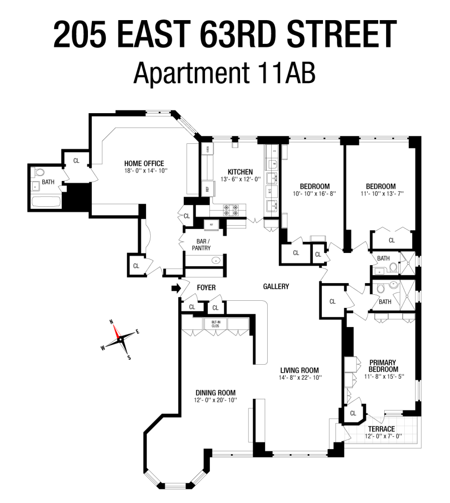 205 East 63rd Street 11BA Upper East Side New York NY 10065