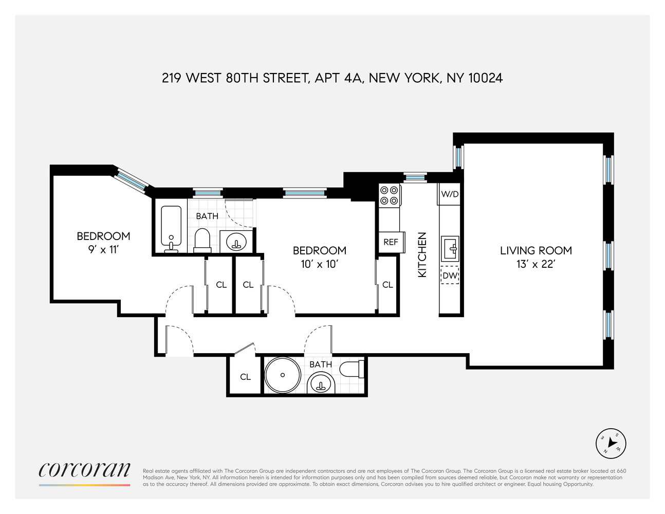 219 West 80th Street 4B Upper West Side New York NY 10024