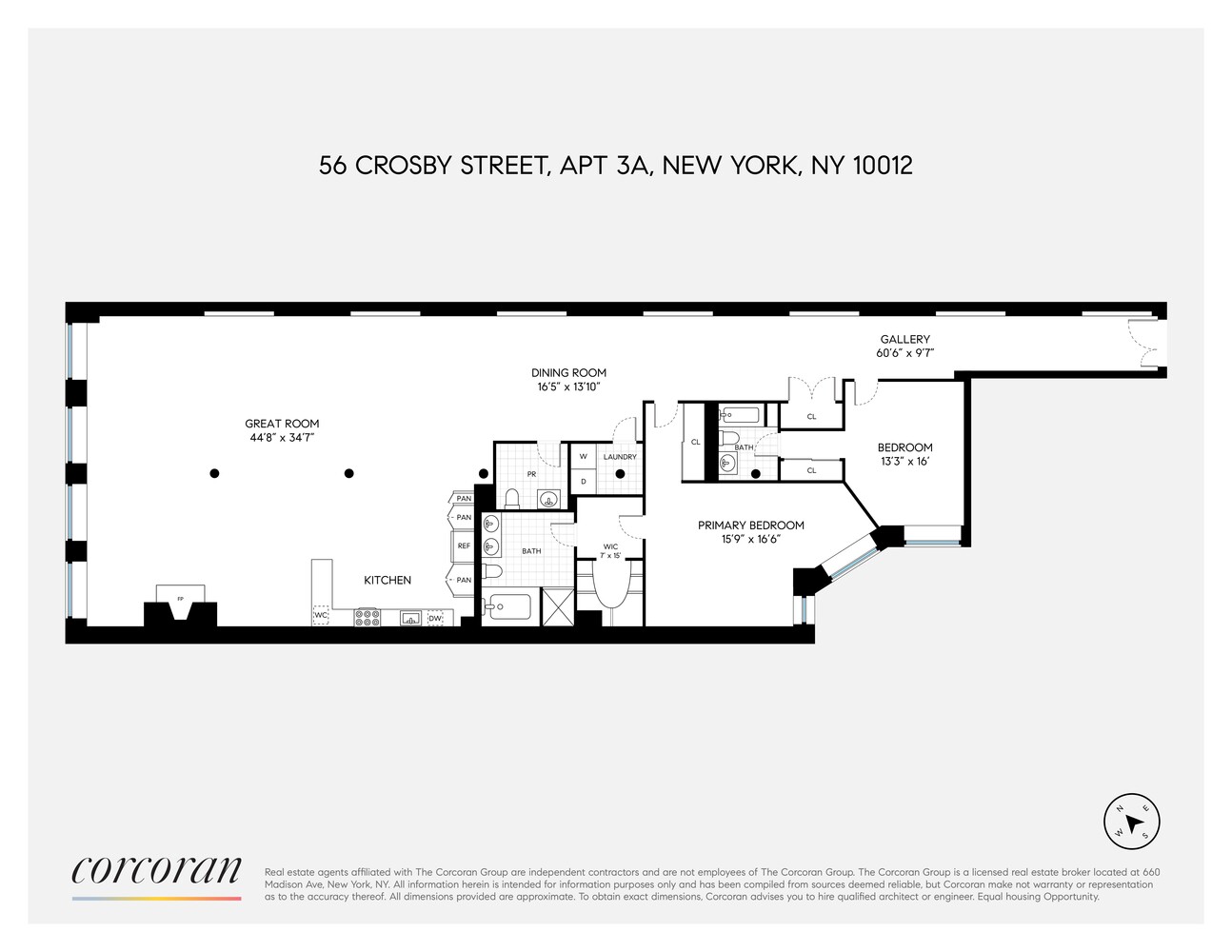56 Crosby Street 3A Soho New York NY 10012