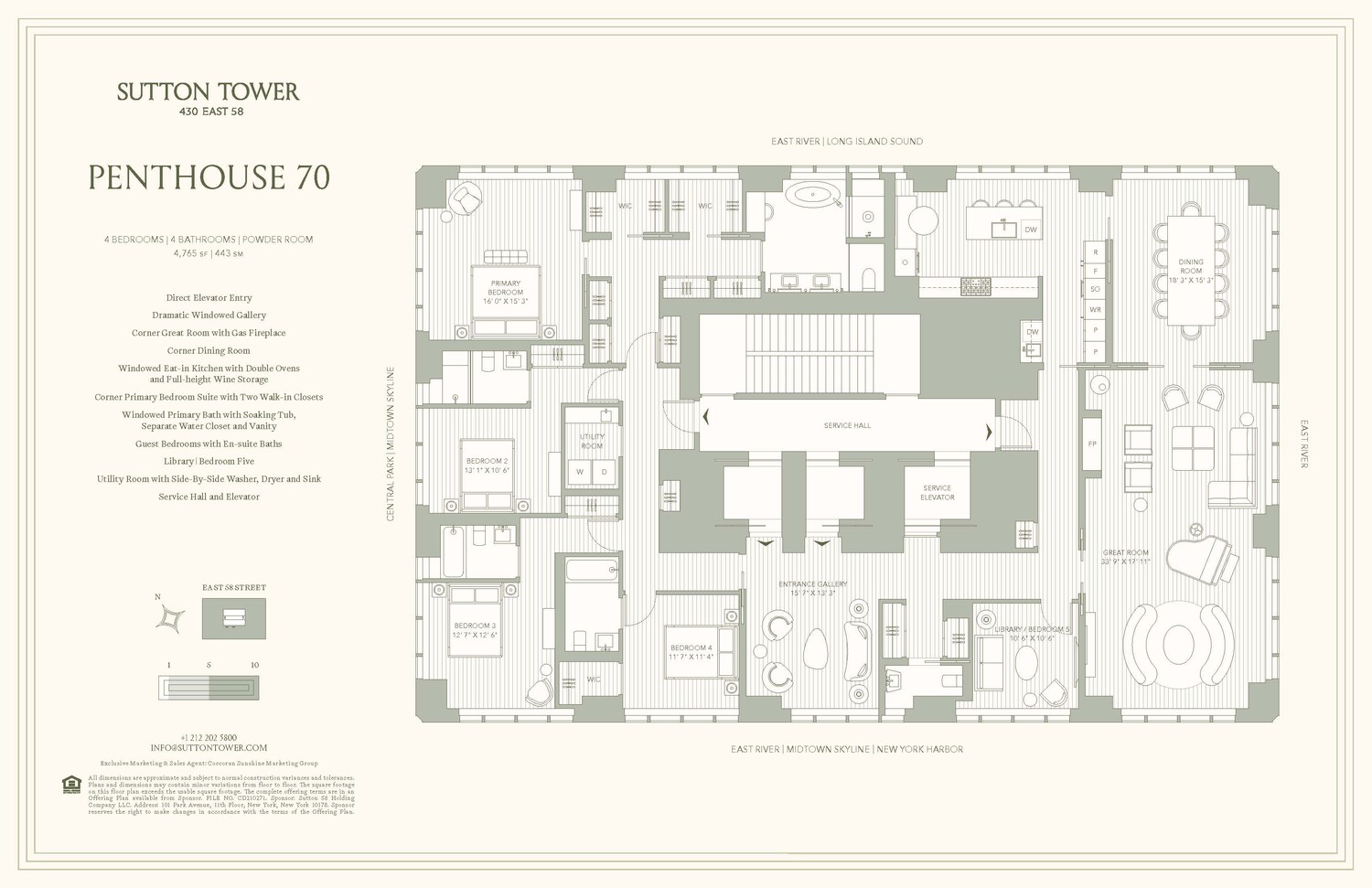 430 East 58th Street Sutton Place New York NY 10022