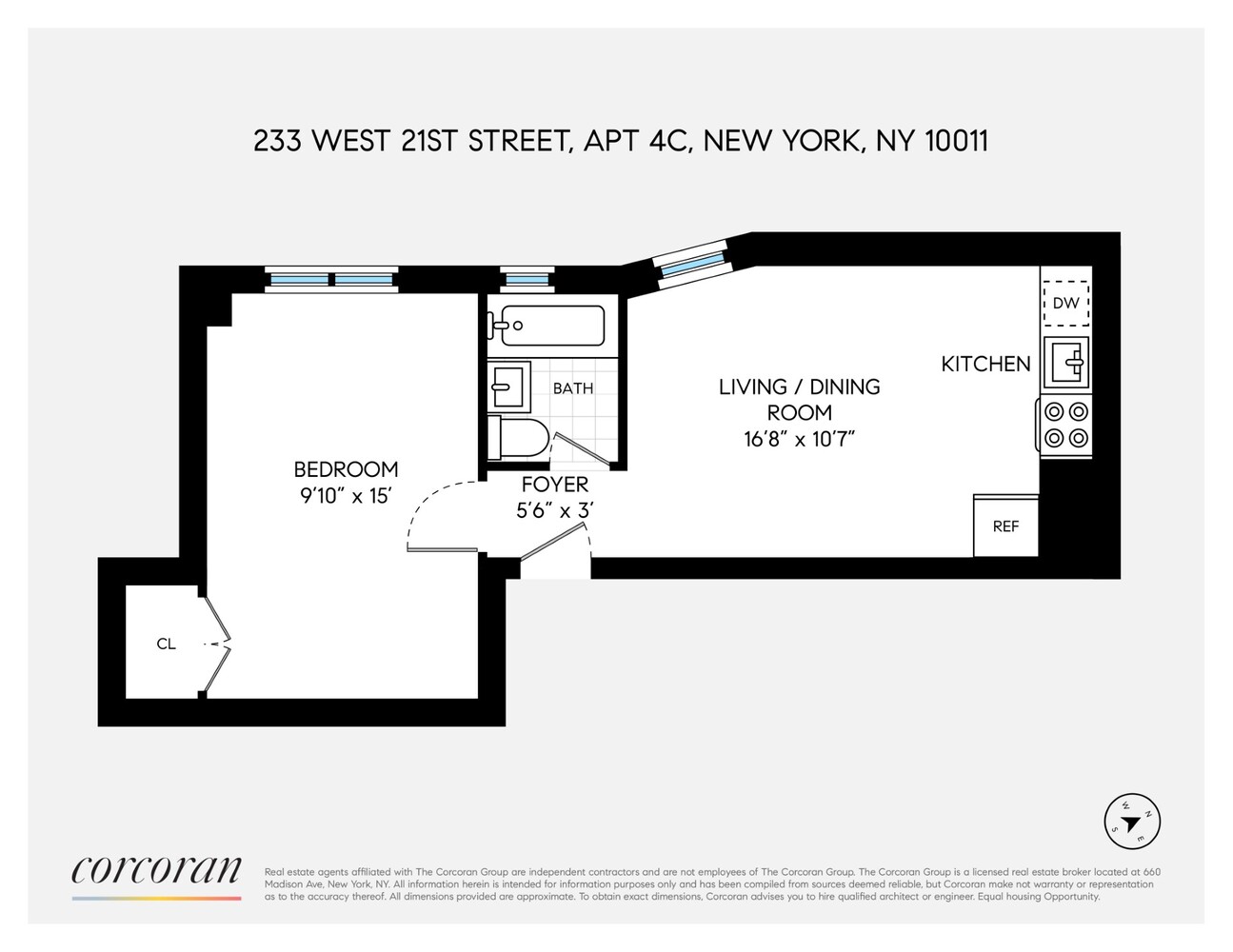 233 West 21st Street 4C Chelsea New York NY 10011