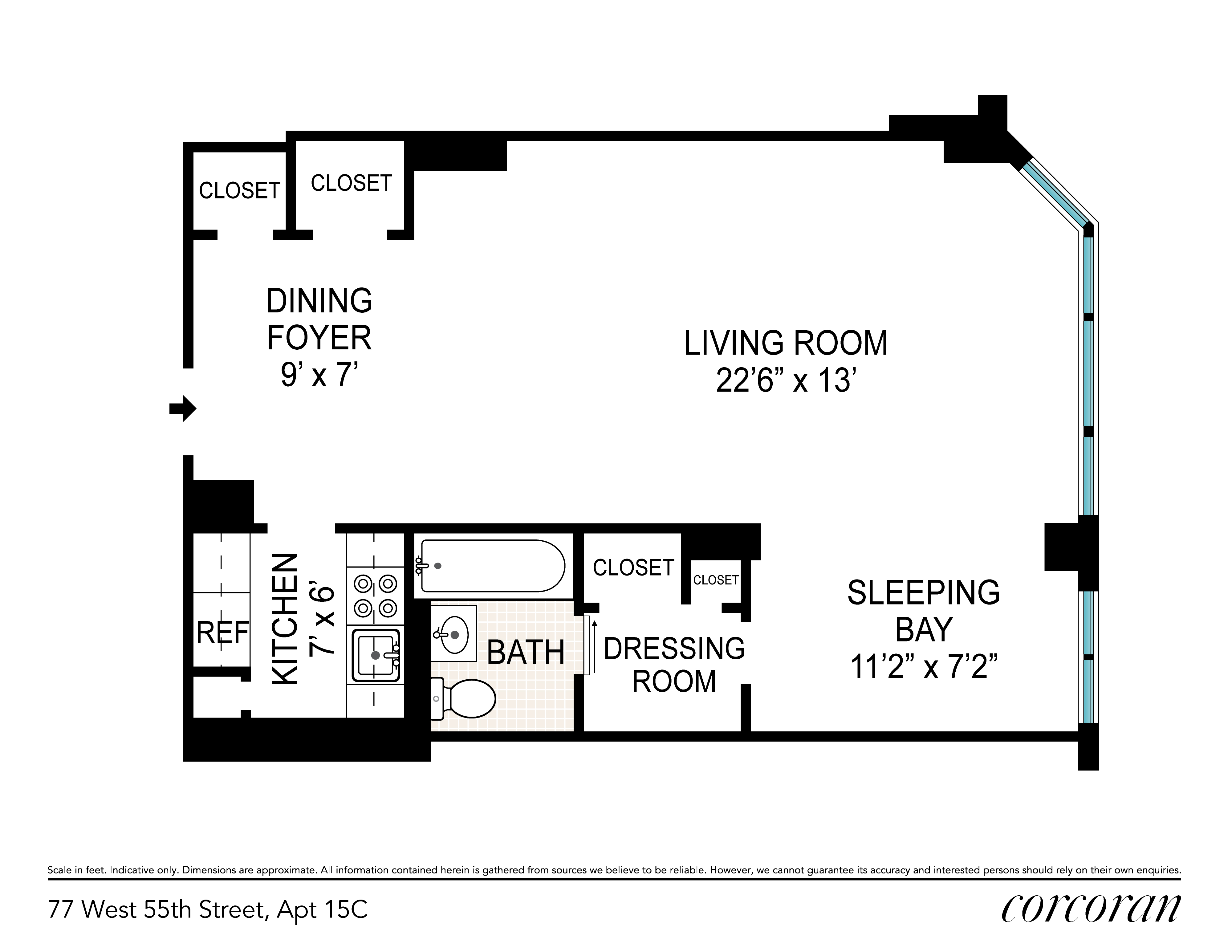 77 West 55th Street 15C Midtown West New York NY 10019