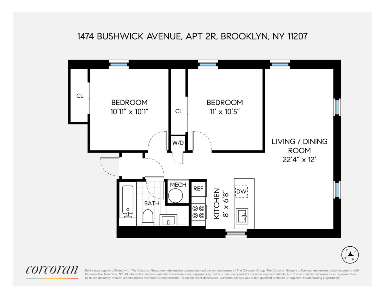 1474 Bushwick Avenue 2R Bushwick Brooklyn NY 11207