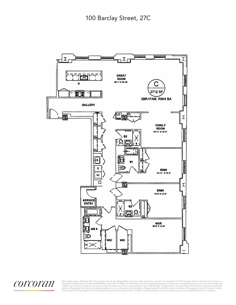 100 Barclay Street 27C Tribeca New York NY 10007