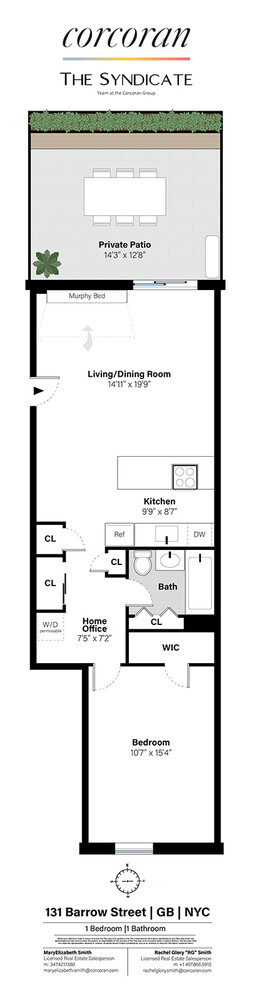 131 Barrow Street W. Greenwich Village New York NY 10014