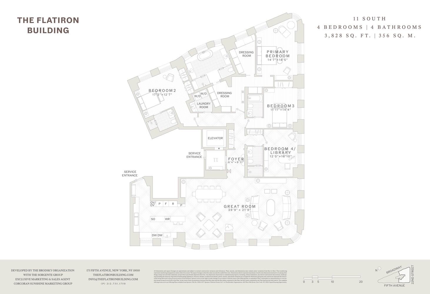 175 Fifth Avenue 11SOUTH Flatiron District New York NY 10010