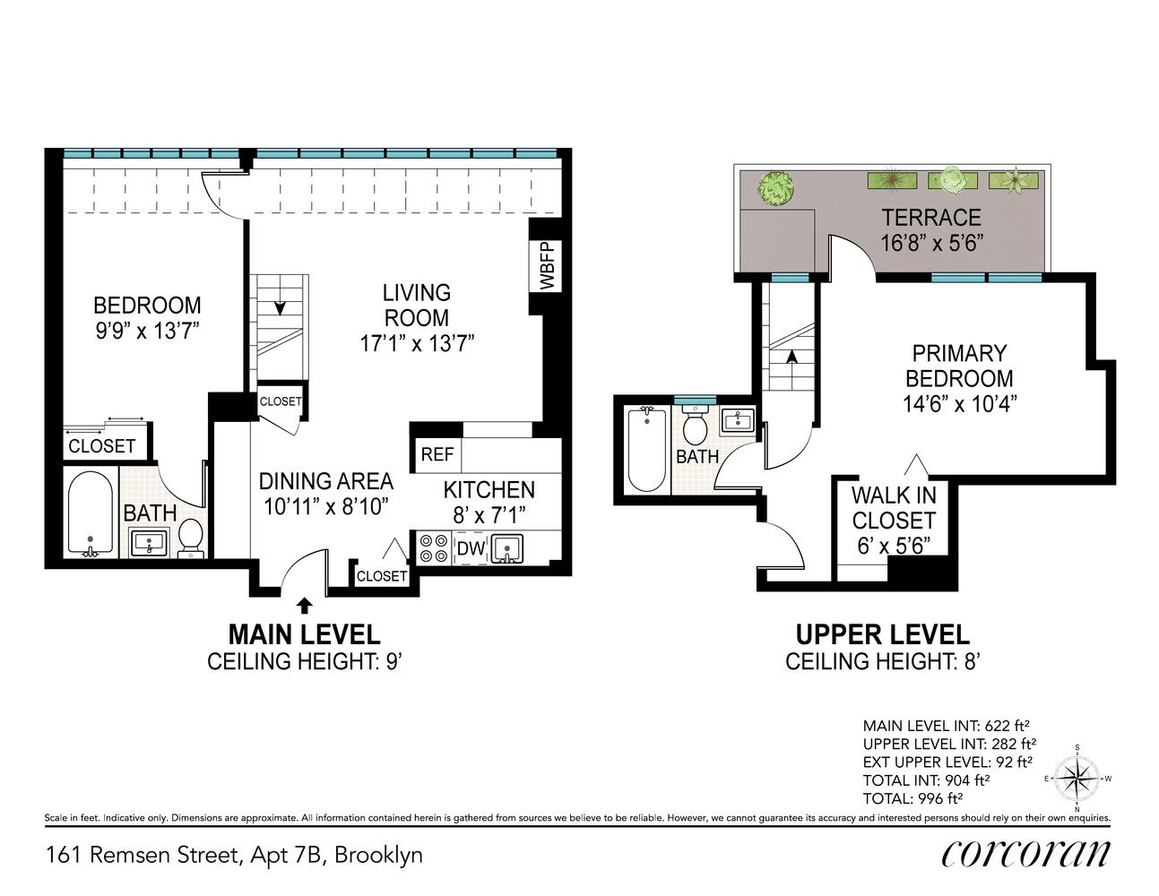 161 Remsen Street 7B Brooklyn Heights Brooklyn NY 11201