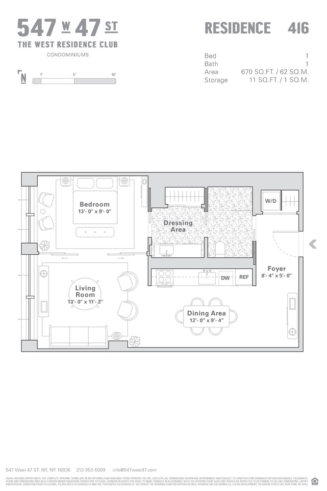 547 West 47th Street 416 Clinton New York NY 10036