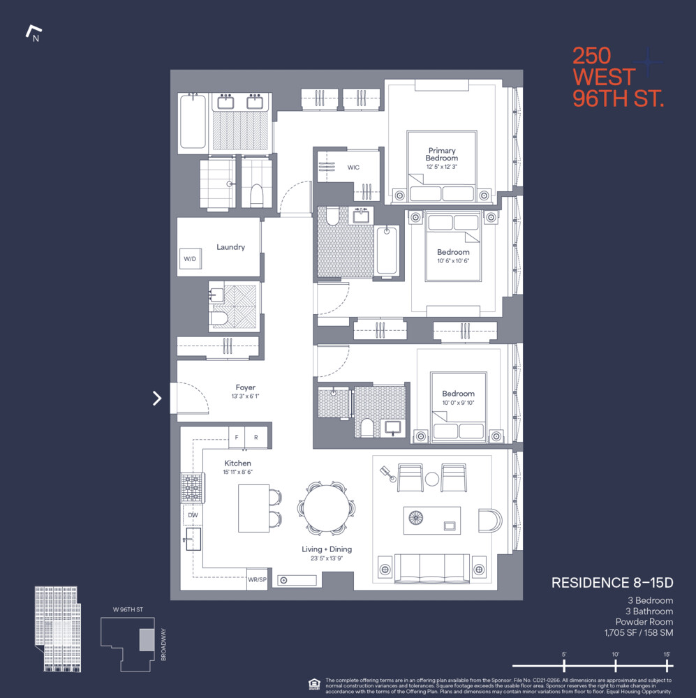 250 West 96th Street 10D Upper West Side New York NY 10025