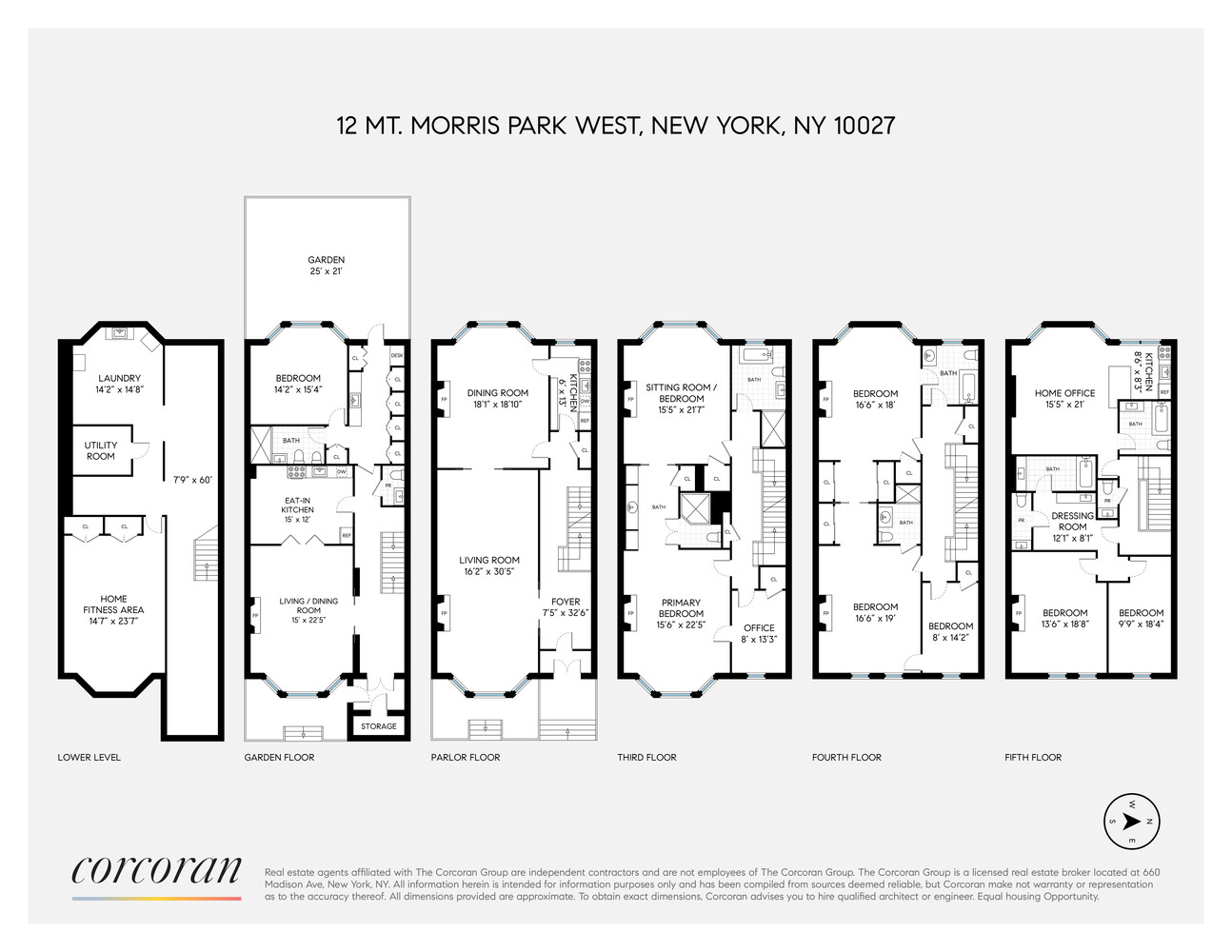12 Mount Morris Park West Mt. Morris Park New York NY 10027