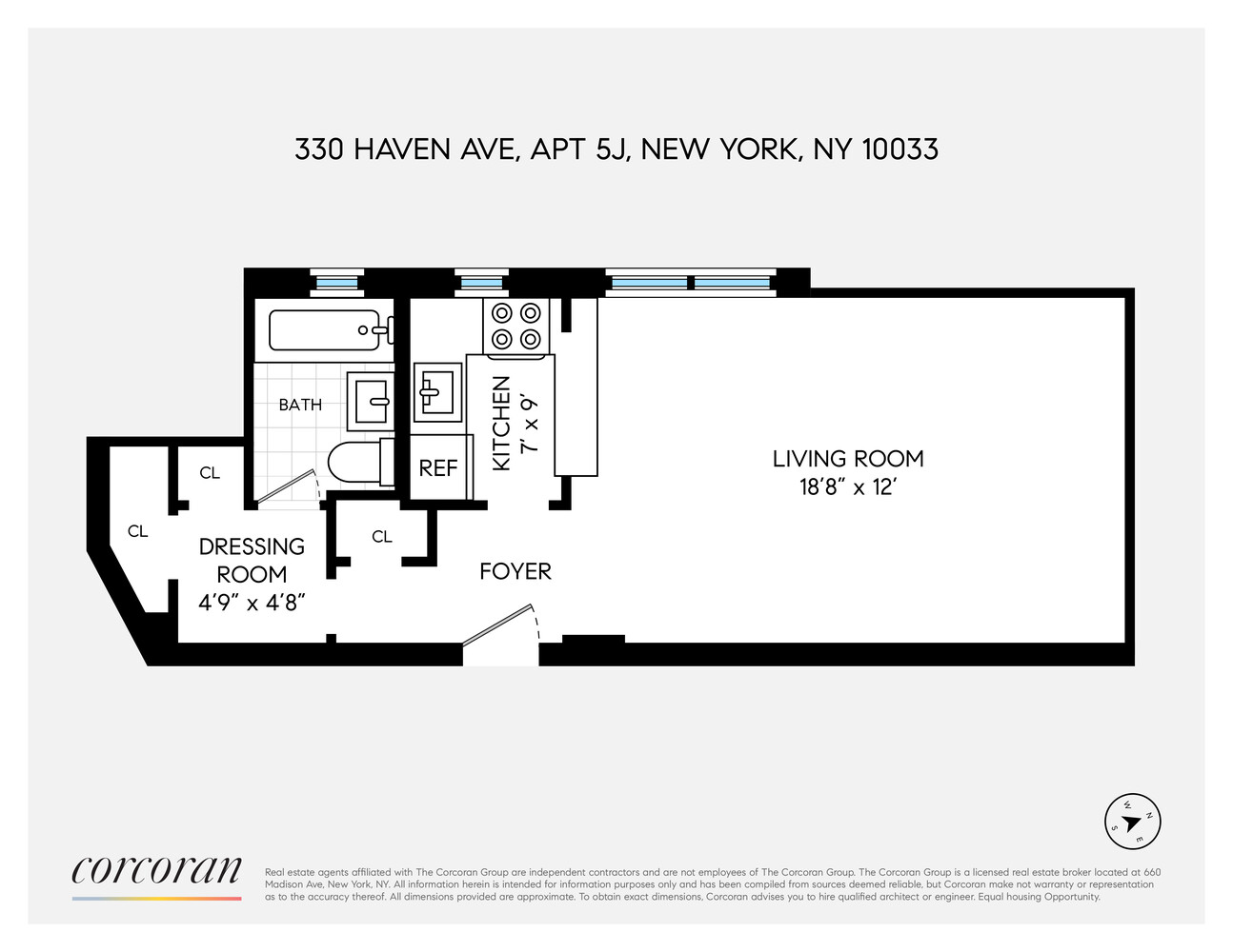 330 Haven Avenue 5J Hudson Heights New York NY 10033