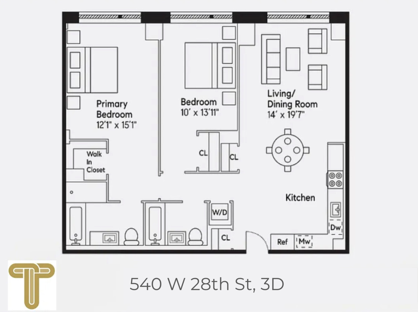 540 West 28th Street 3D Chelsea New York NY 10001