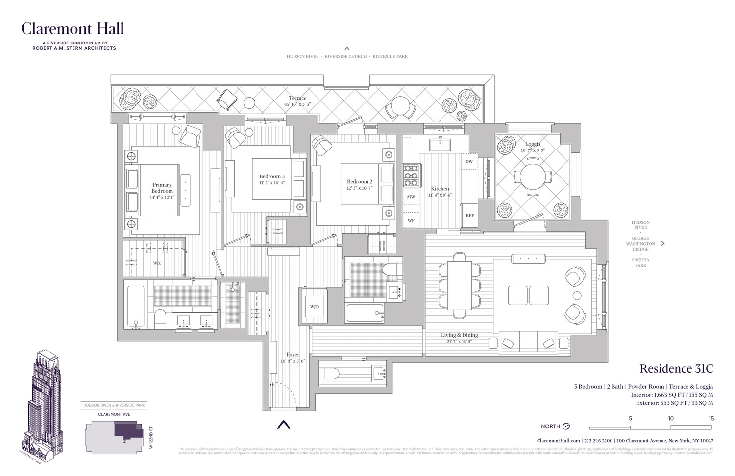 100 Claremont Avenue 31C Morningside Heights New York NY 10027