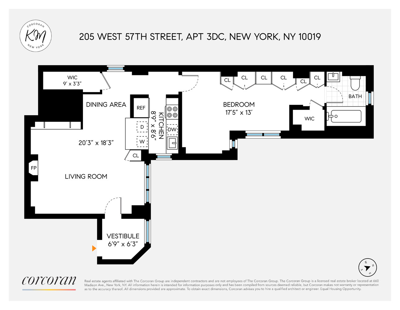 205 West 57th Street 3DC Midtown West New York NY 10019