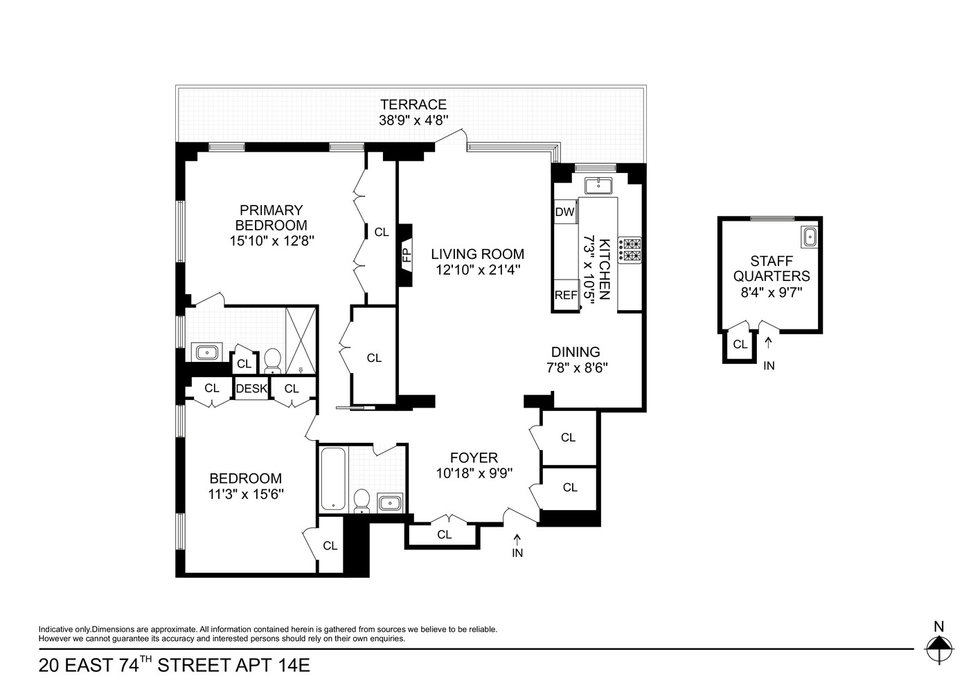 20 East 74th Street Upper East Side New York NY 10021