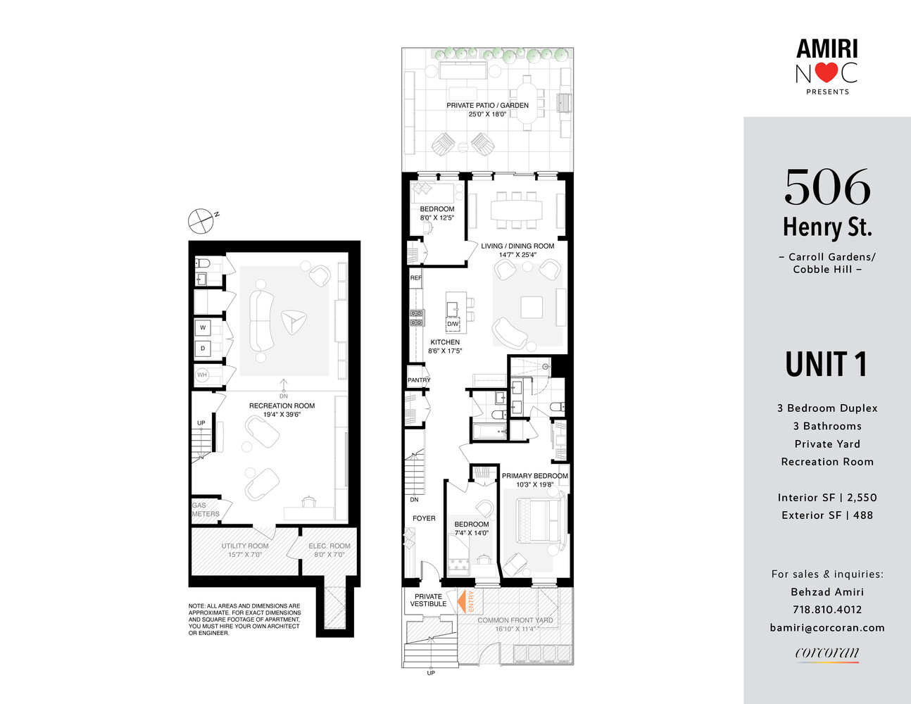 506 Henry Street 1 Carroll Gardens Brooklyn NY 11231