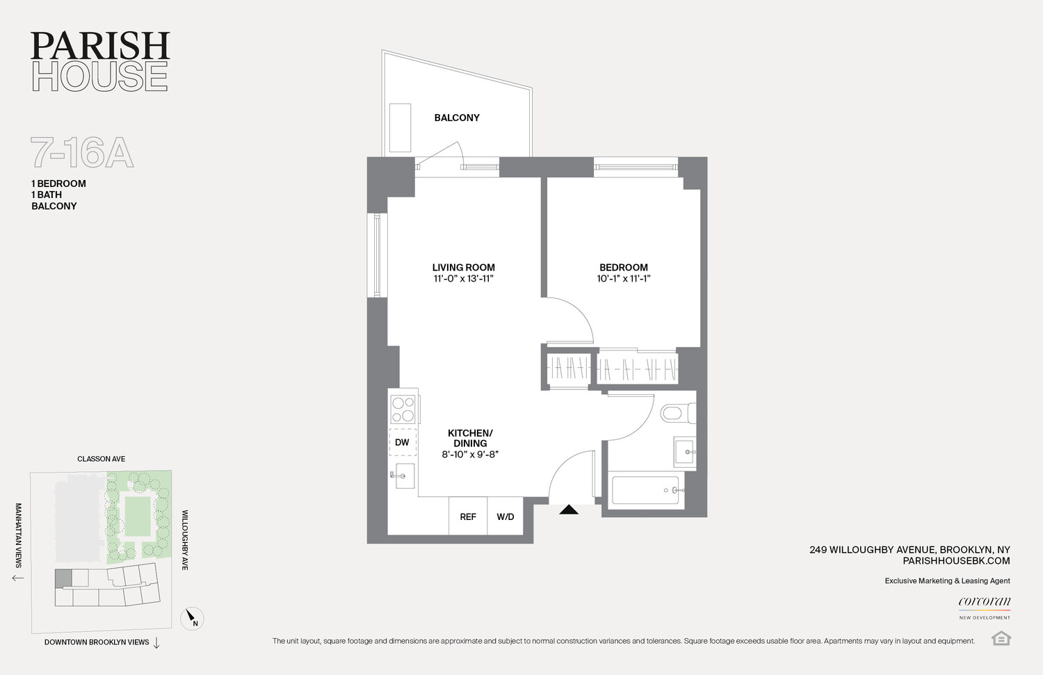 249 Willoughby Avenue 13A Clinton Hill Brooklyn NY 11205