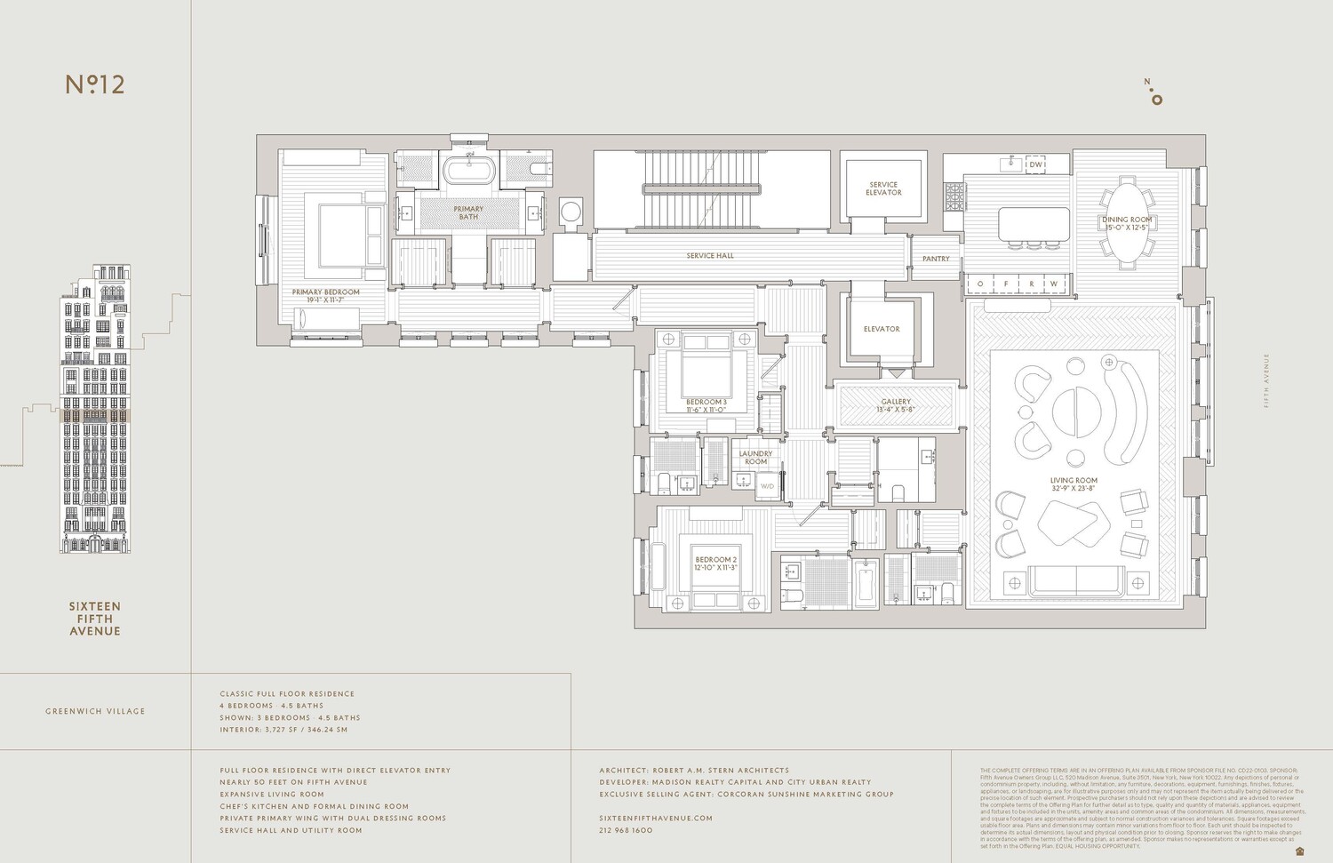 16 Fifth Avenue 12 Greenwich Village New York NY 10011