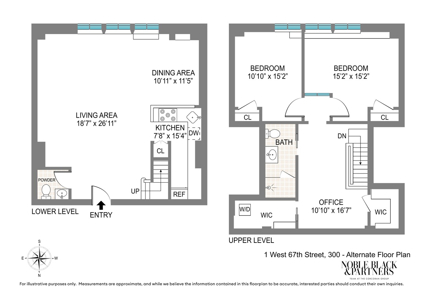 1 West 67th Street 300 Central Park West New York NY 10023