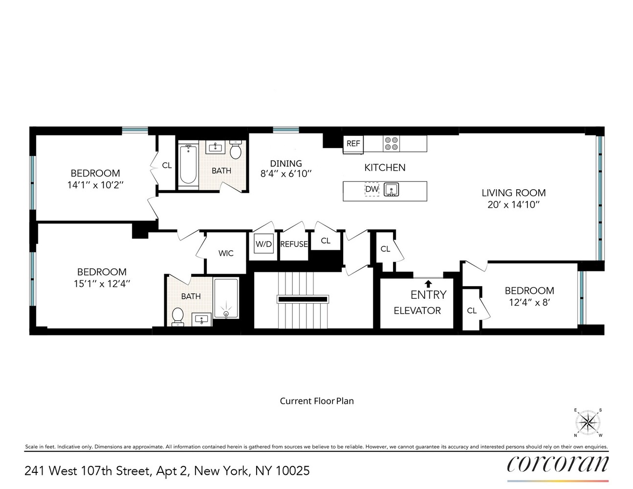 241 West 107th Street 2 Manhattan Valley New York NY 10025