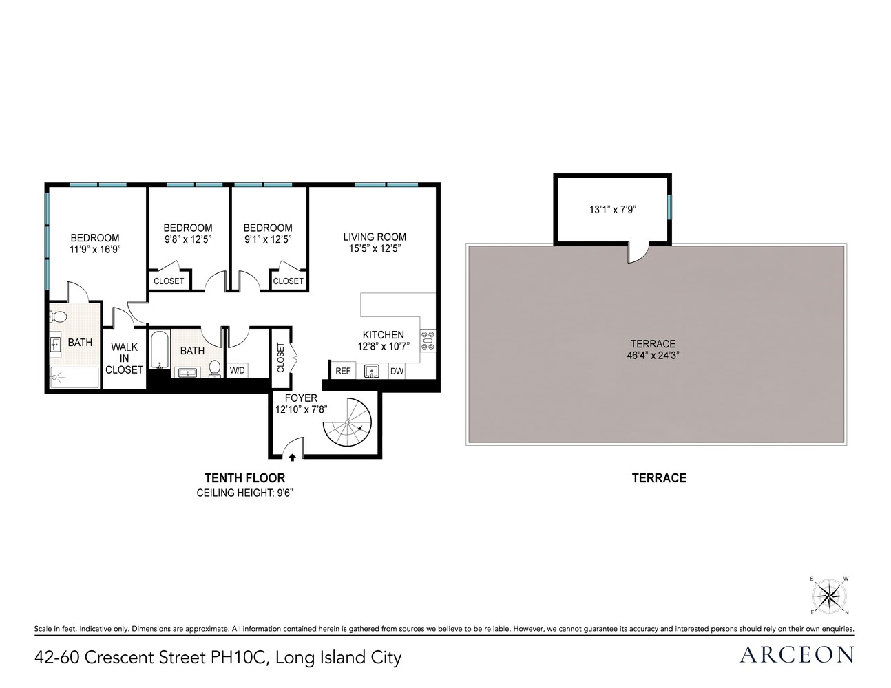 42-60 Crescent Street PH10C Long Island City Queens NY 11101