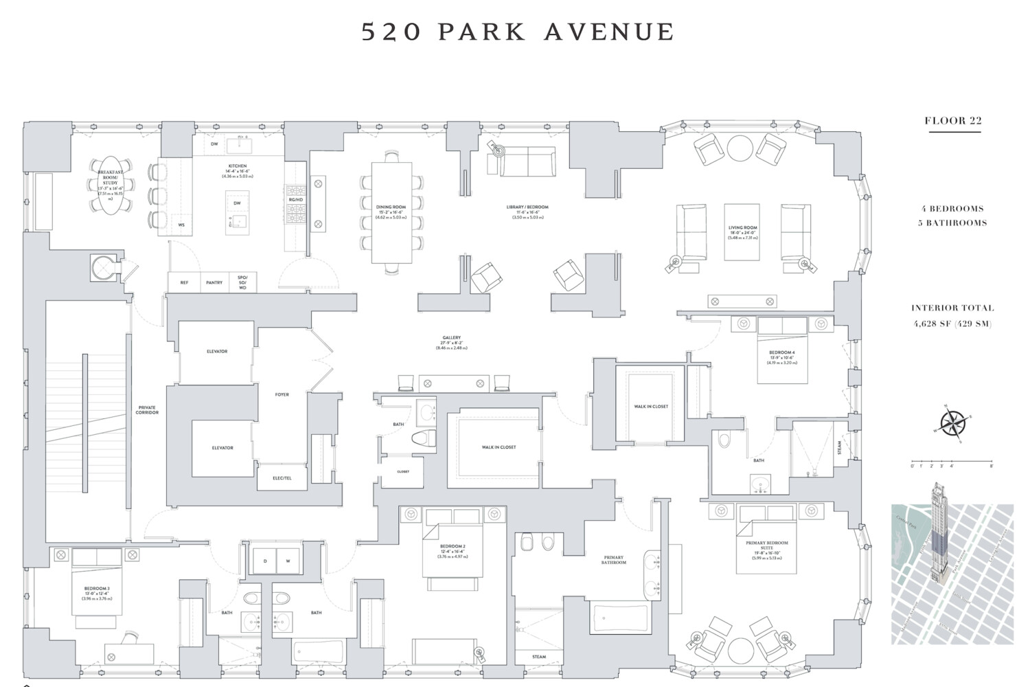 520 Park Avenue 22 Upper East Side New York NY 10065