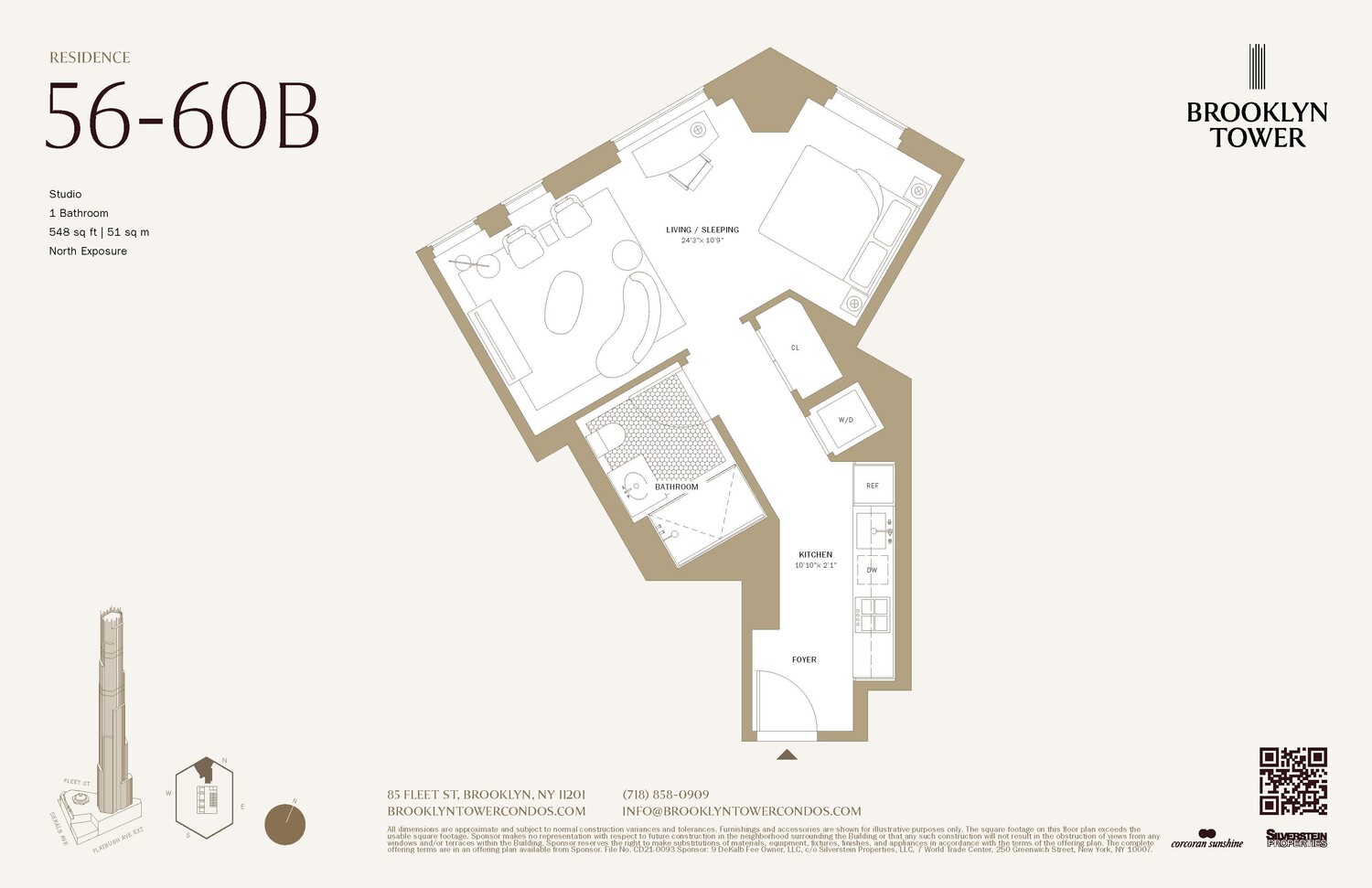 85 Fleet Street 58B Downtown Brooklyn NY 11201